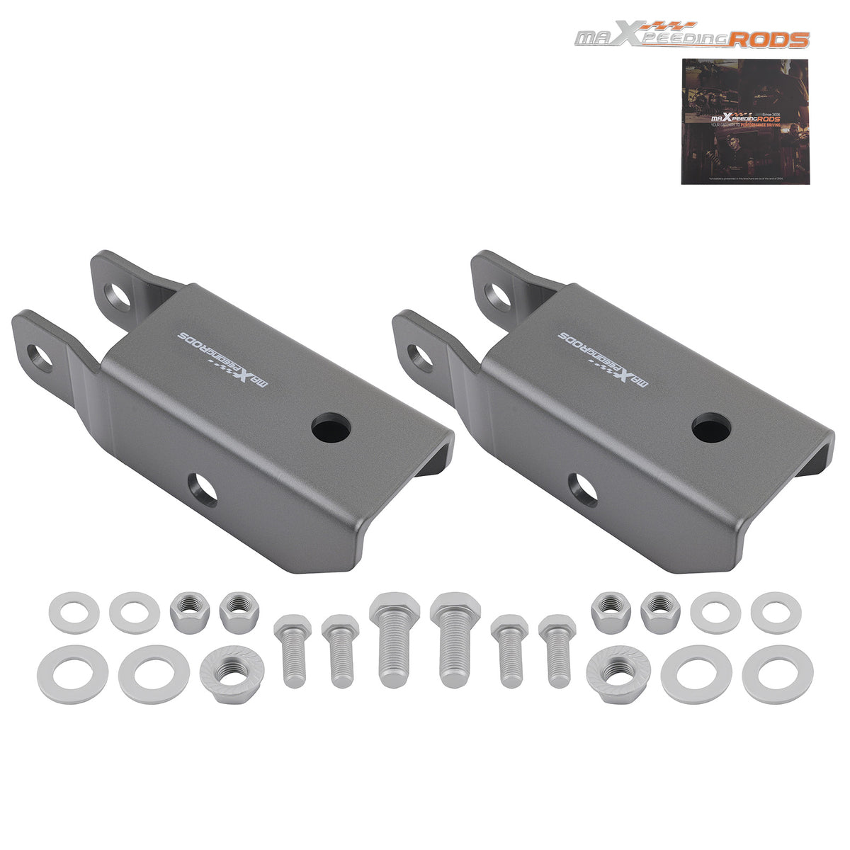 Lowering Extensions Rear Shock compatible For Ford F150 1997-2003 Steel 5mm Hardware