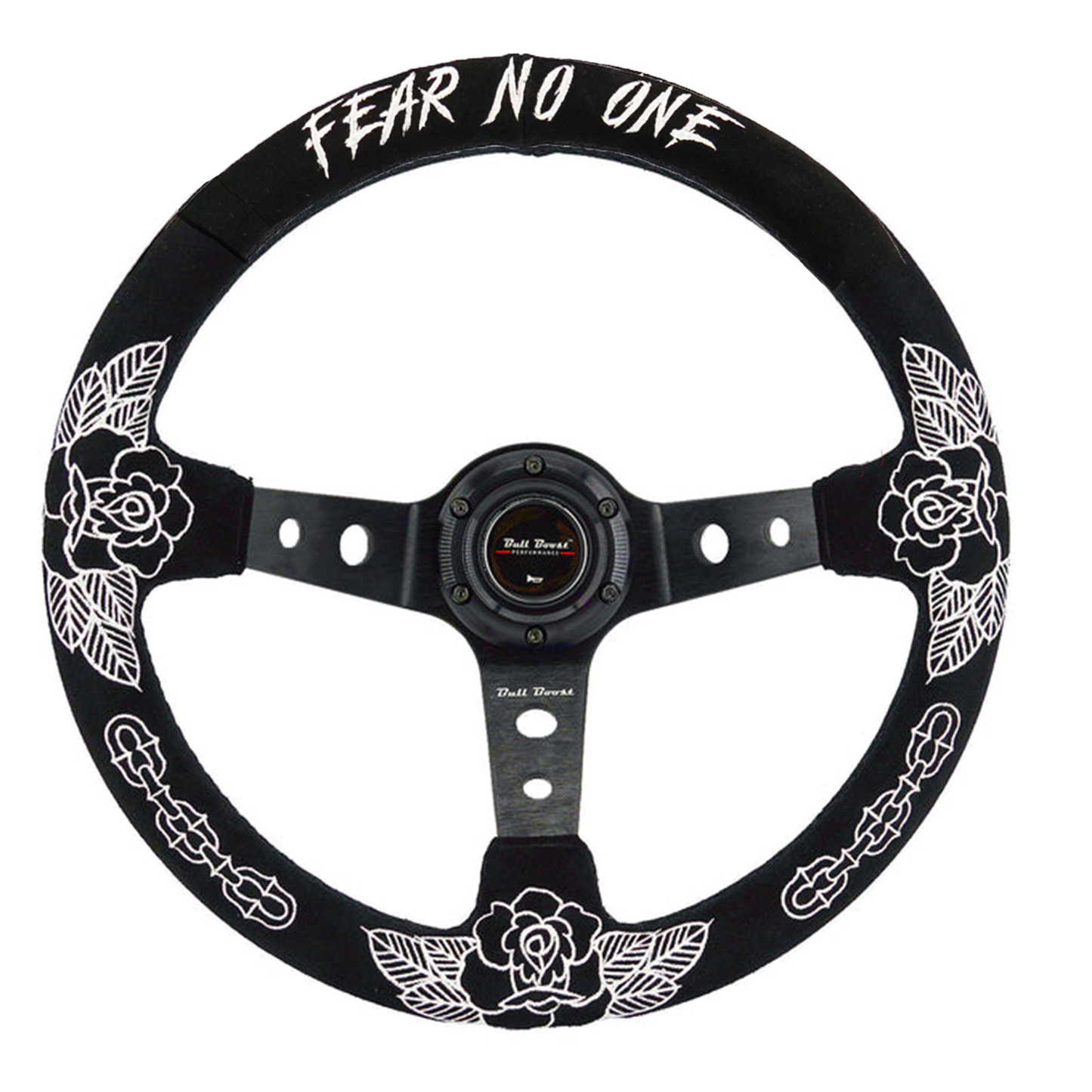 BW Rose Steering Wheel + Hub Adapter Kit For 96-06 Civic Prelude, S2000, Accord, RSX