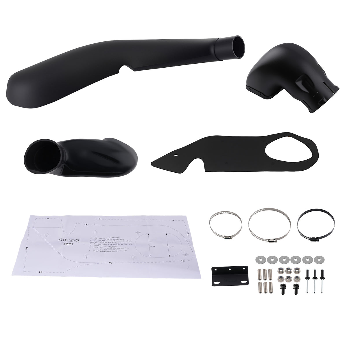 Air Intake Right compatible For Toyota Tacoma 2.7L 4.0L 2005-2015 Snorkel System Kit
