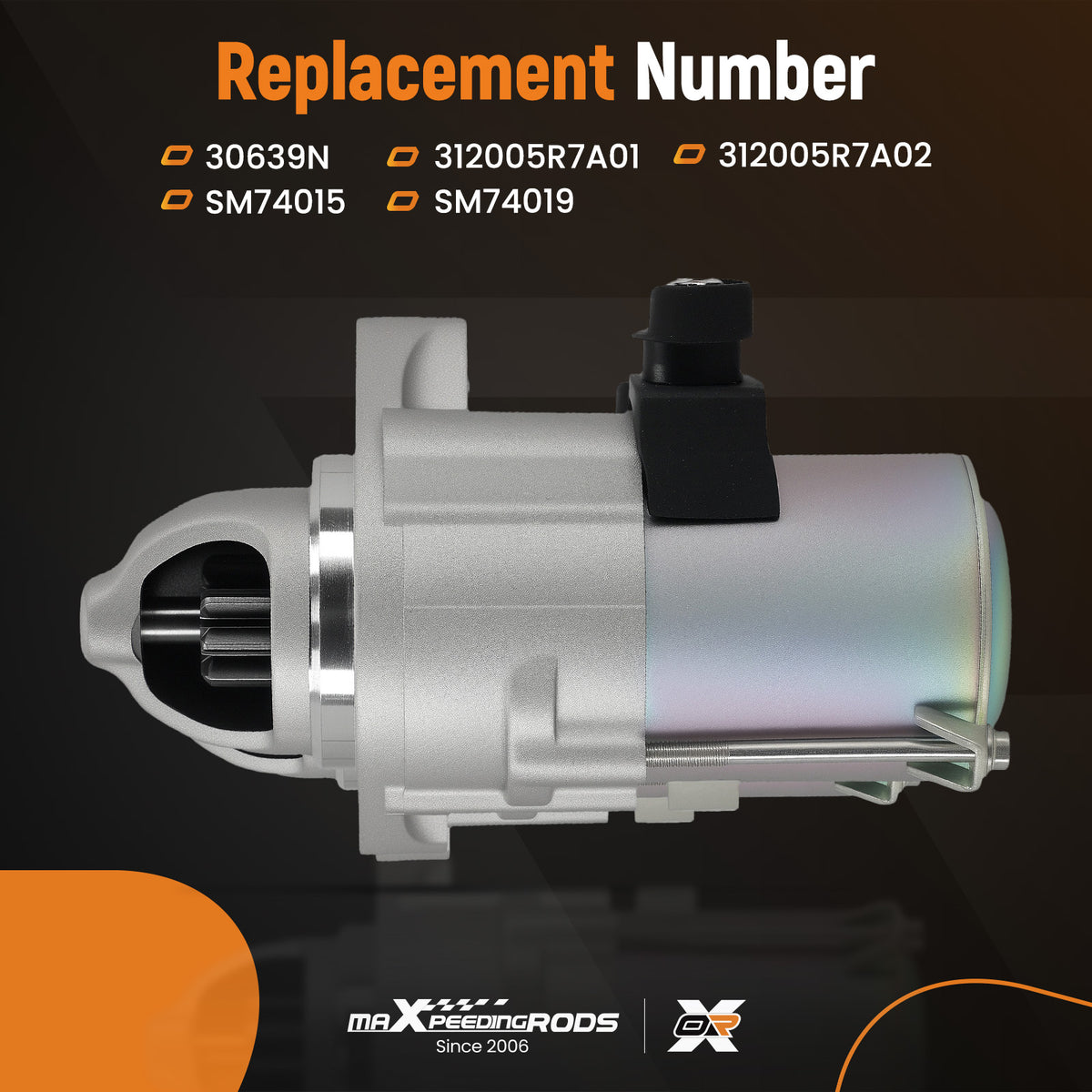 Starter Motor compatible For Honda Fit 15-20 1.5L 1.2kW 12 Volt 9 Teeth 31200-5R7-A02