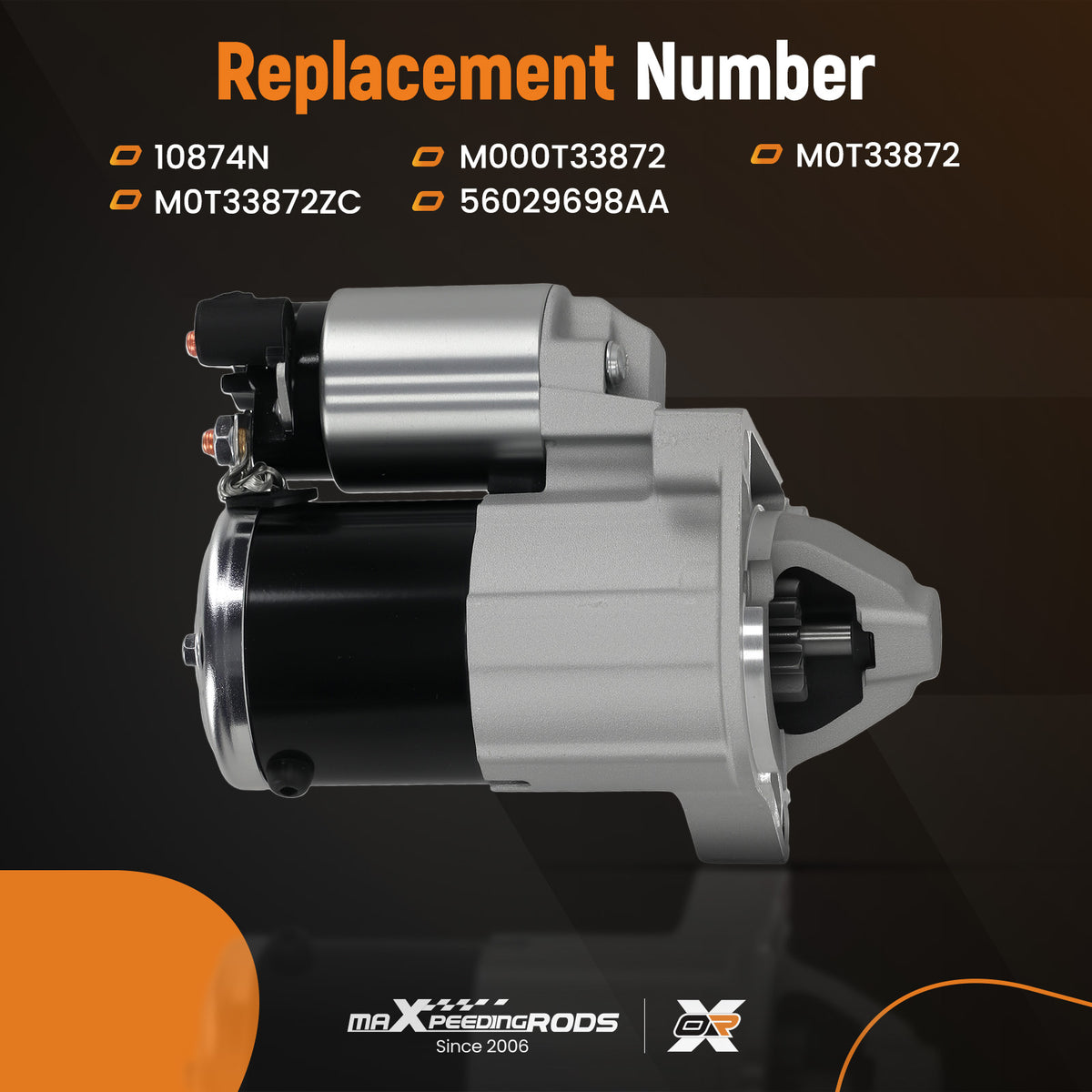 Starter Motor compatible For Dodge Dart 2013-2016 compatible For Fiat 500 2014-2019 L4 1.4L 1.2kW 12V