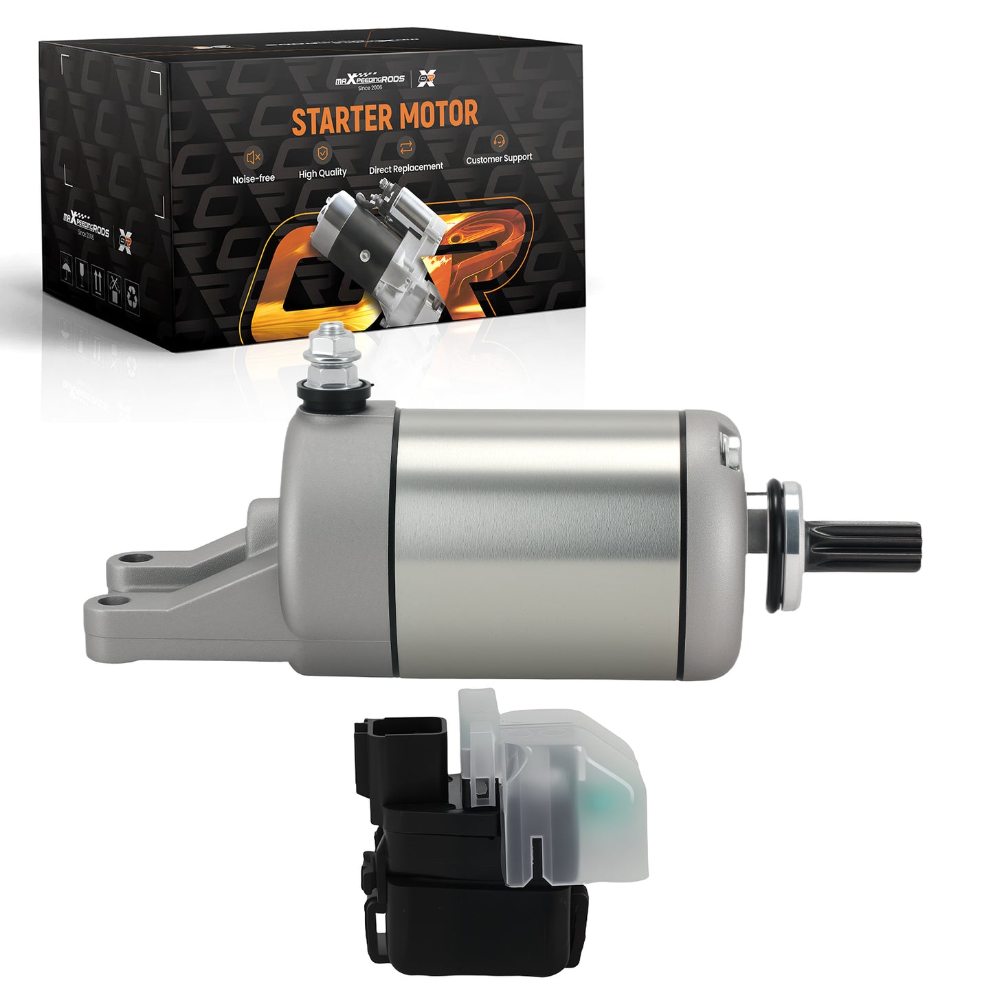 12V 9 Teeth CW Starter compatible For Suzuki King Quad 450 500 4X4 2007-2020