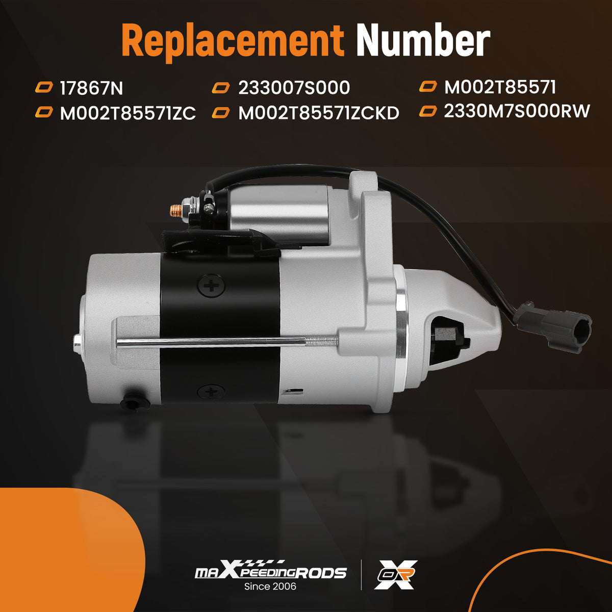 Starter Motor compatible For Nissan Armada Pathfinder TITAN compatible For INFINITI QX56 5.6L 2.2KW 17867