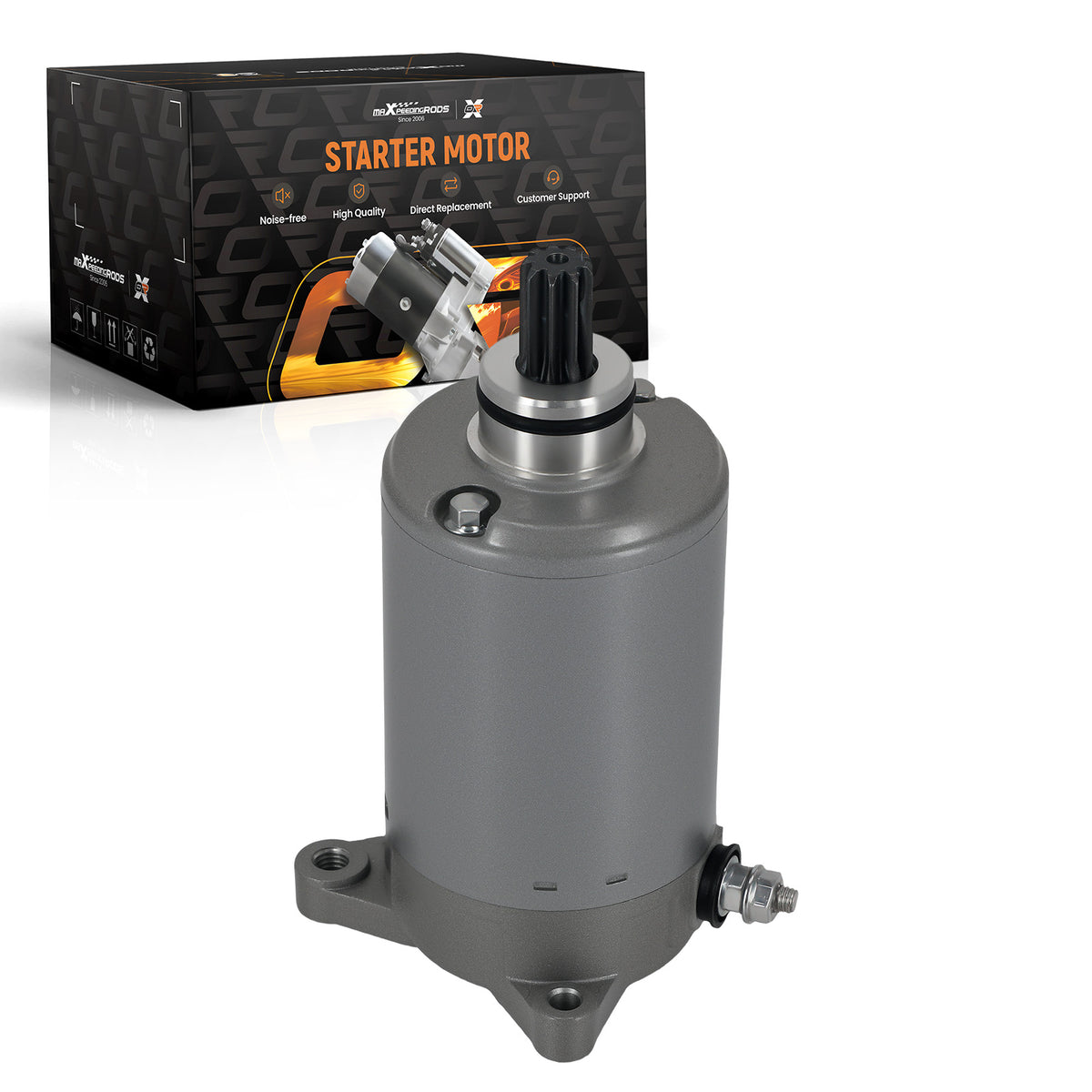 Starter Motor compatible For Can-Am Outlander 650 800 2006 2007-2015 464257 12V 9 Teeth