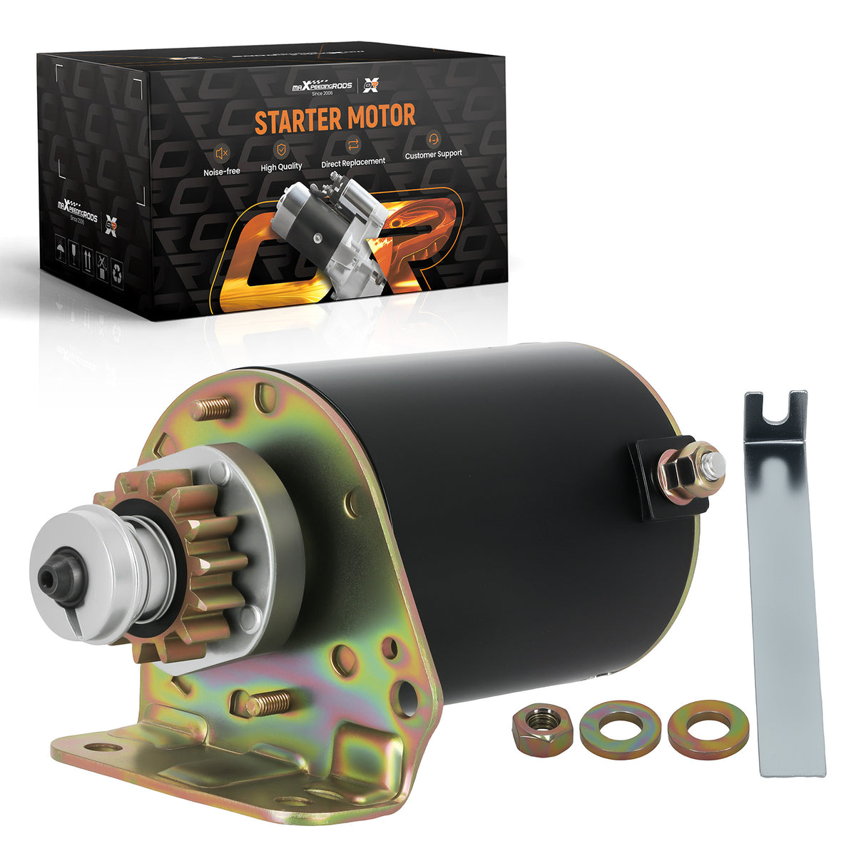 Starter compatible For JOHN DEERE LA110/LA115 compatible For Briggs 19.5HP 693551 113853 12V 14T