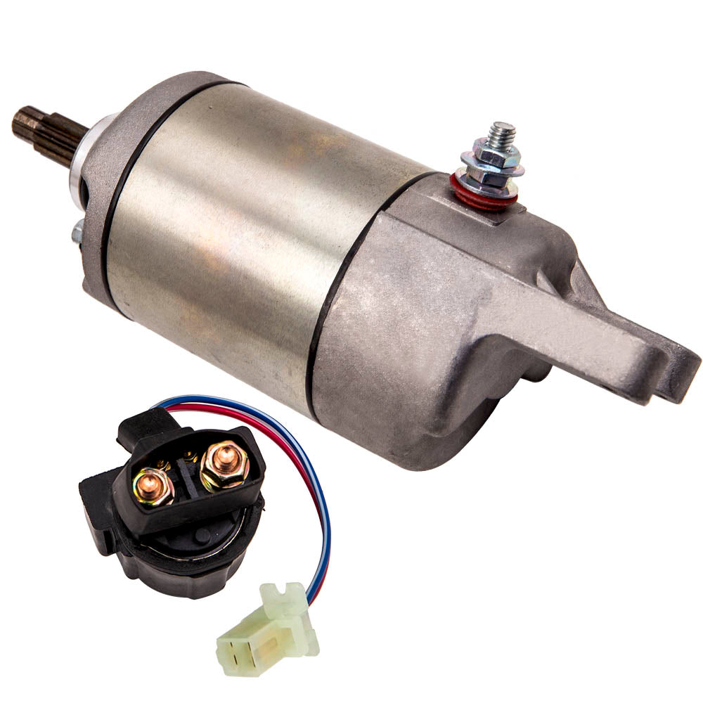 Compatible For Honda Fourtrax 250 1987 300 1988-2000 TRX250 TRX300 Starter + Relay Solenoid