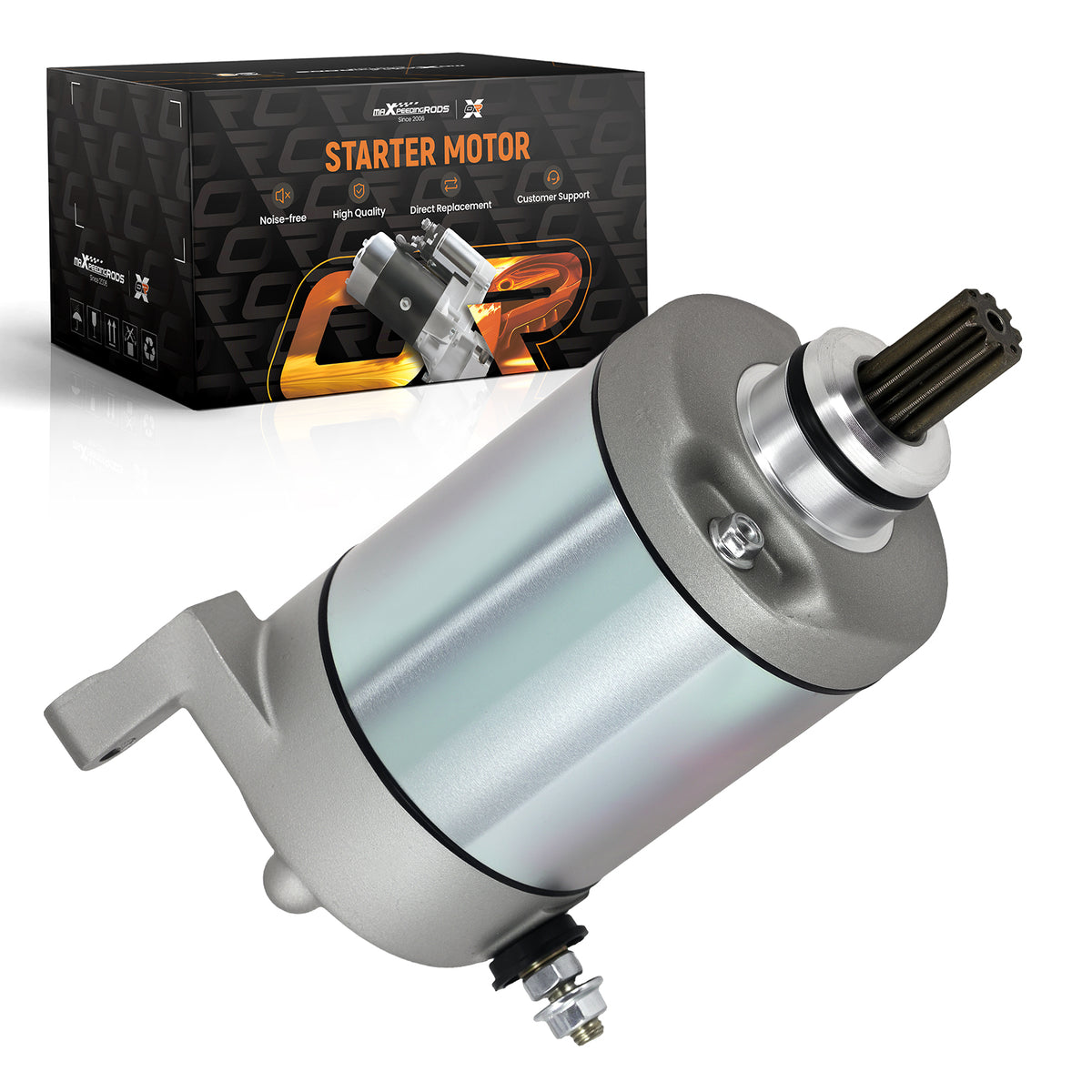 12V 9T Starter Motor compatible For Polaris Outlaw 500 2006-2007 26-1267 3088069 CW