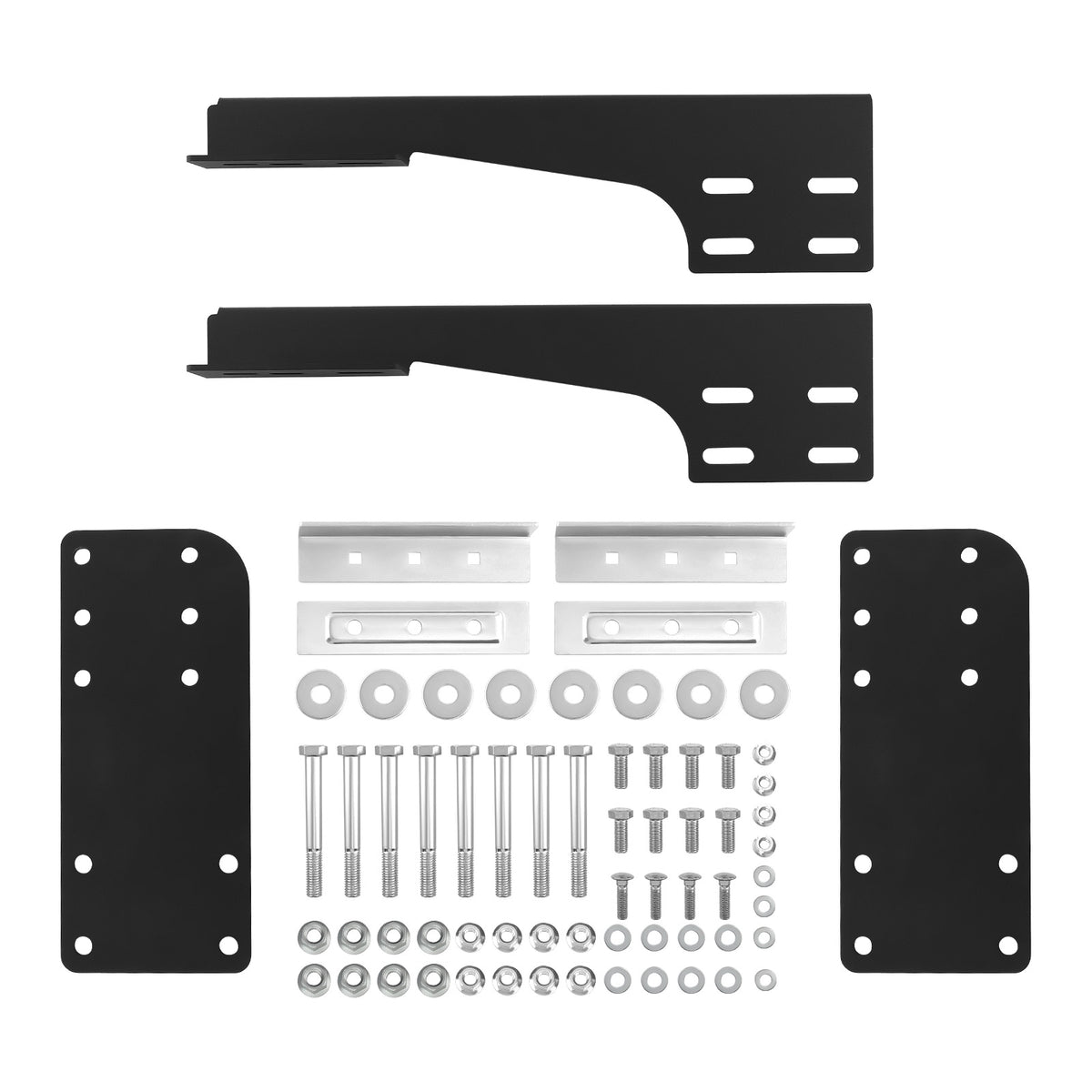 Rear Step Running Board Brackets Kit compatible For Mercedes-Benz Sprinter 1500 2500 2007-