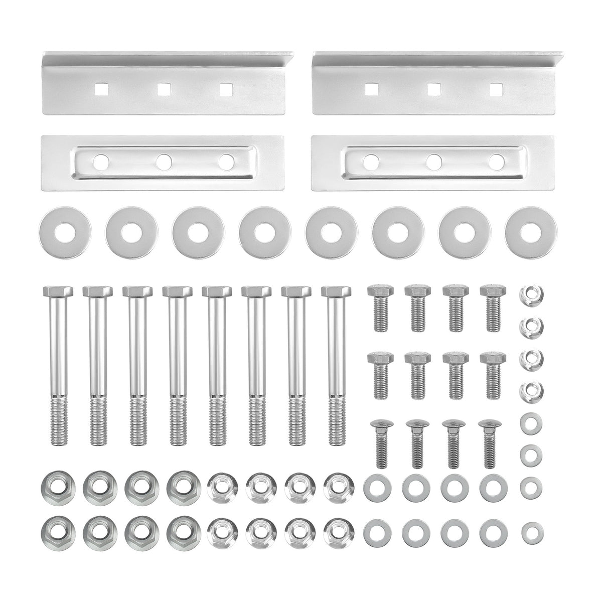 Rear Step Running Board Brackets Kit compatible For Mercedes-Benz Sprinter 1500 2500 2007-