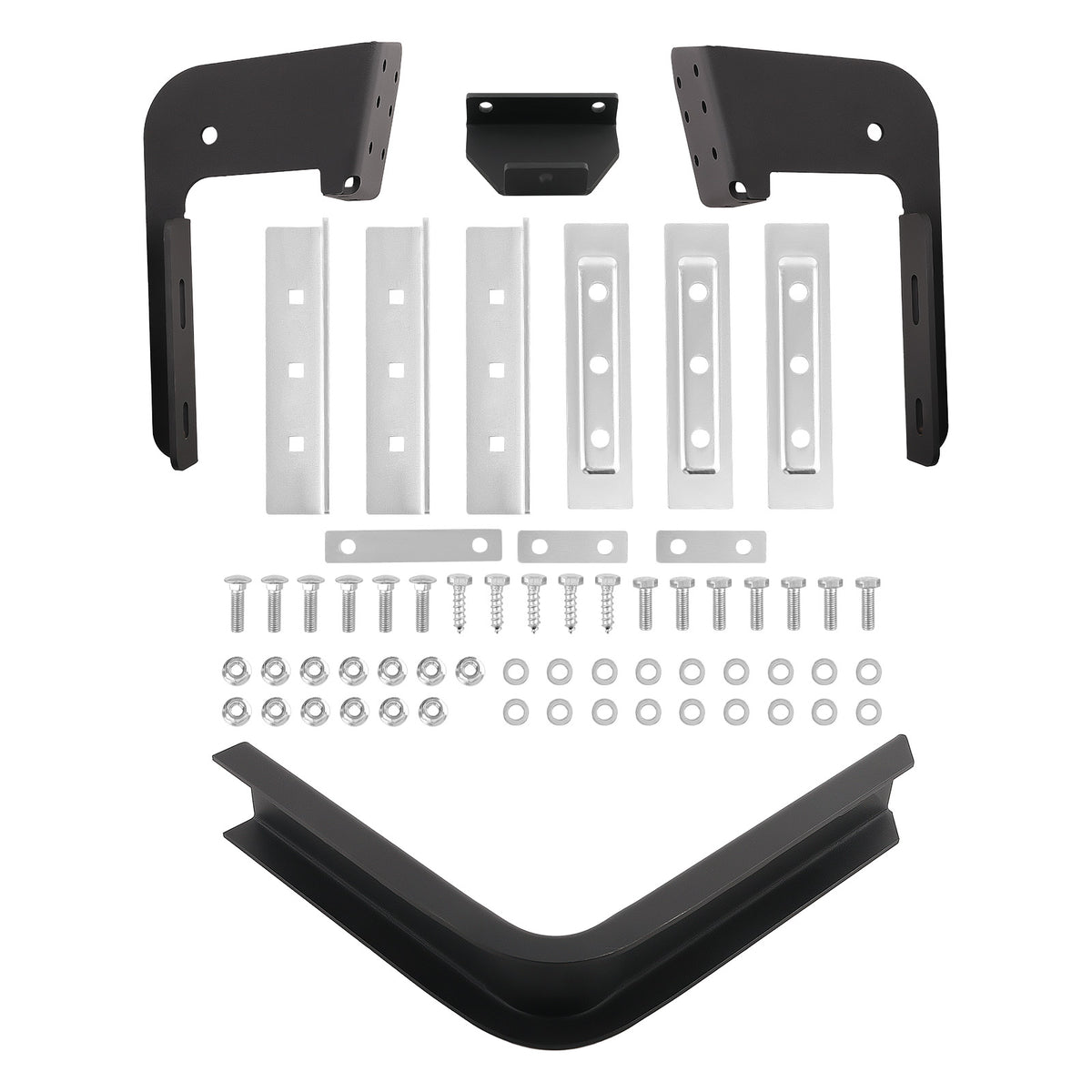 54 Passenger Running Board  Mounting Bracket Kit compatible For Ram Promaster 1500 2014-UP