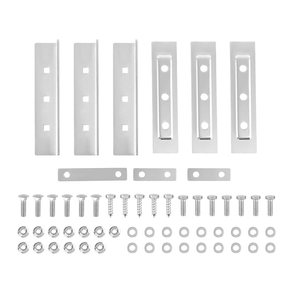 54 Passenger Running Board  Mounting Bracket Kit compatible For Ram Promaster 1500 2014-UP
