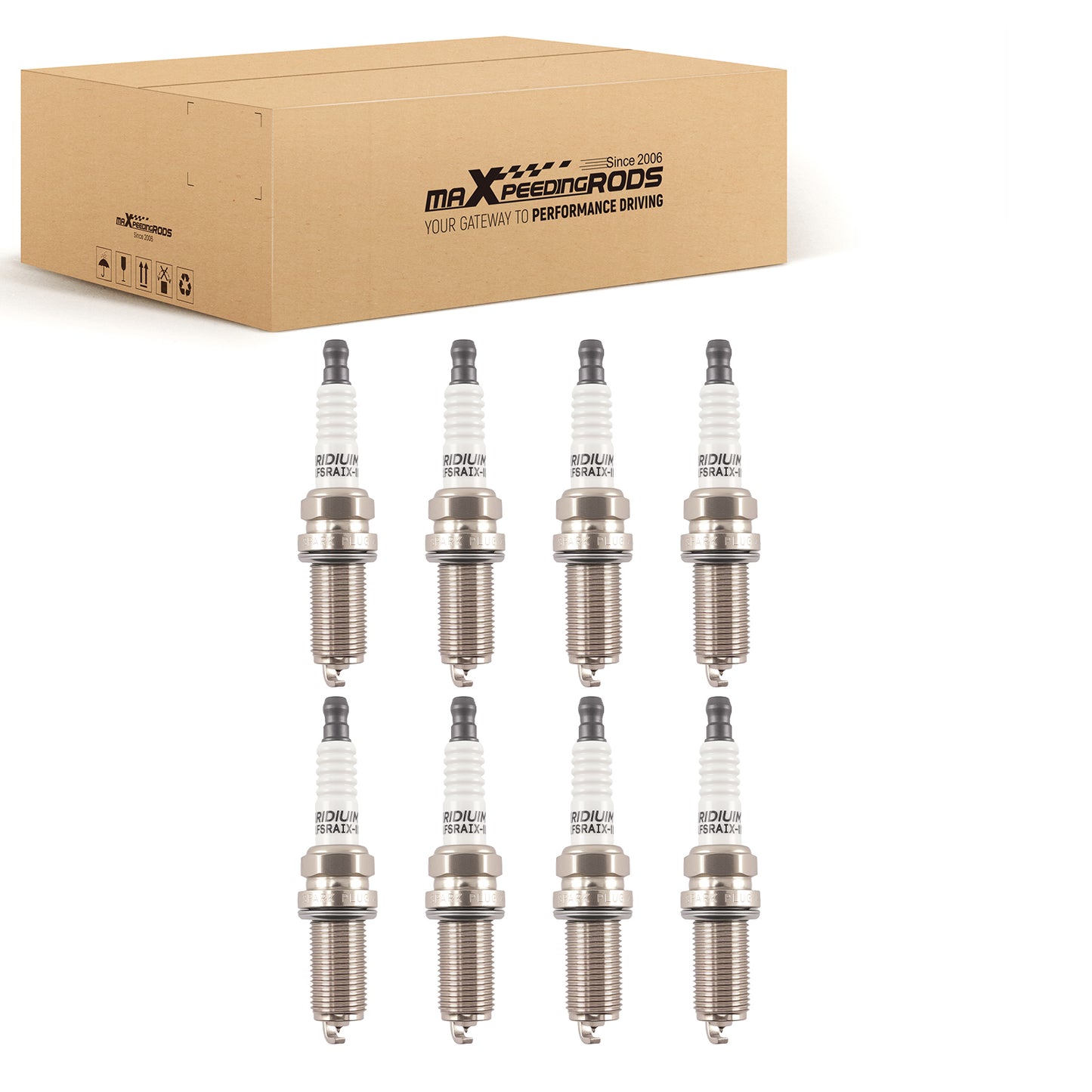 8PC Iridium Spark Plugs compatible For Toyota Tundra 2007-2020  V8 5.7L LFR6AIX-11