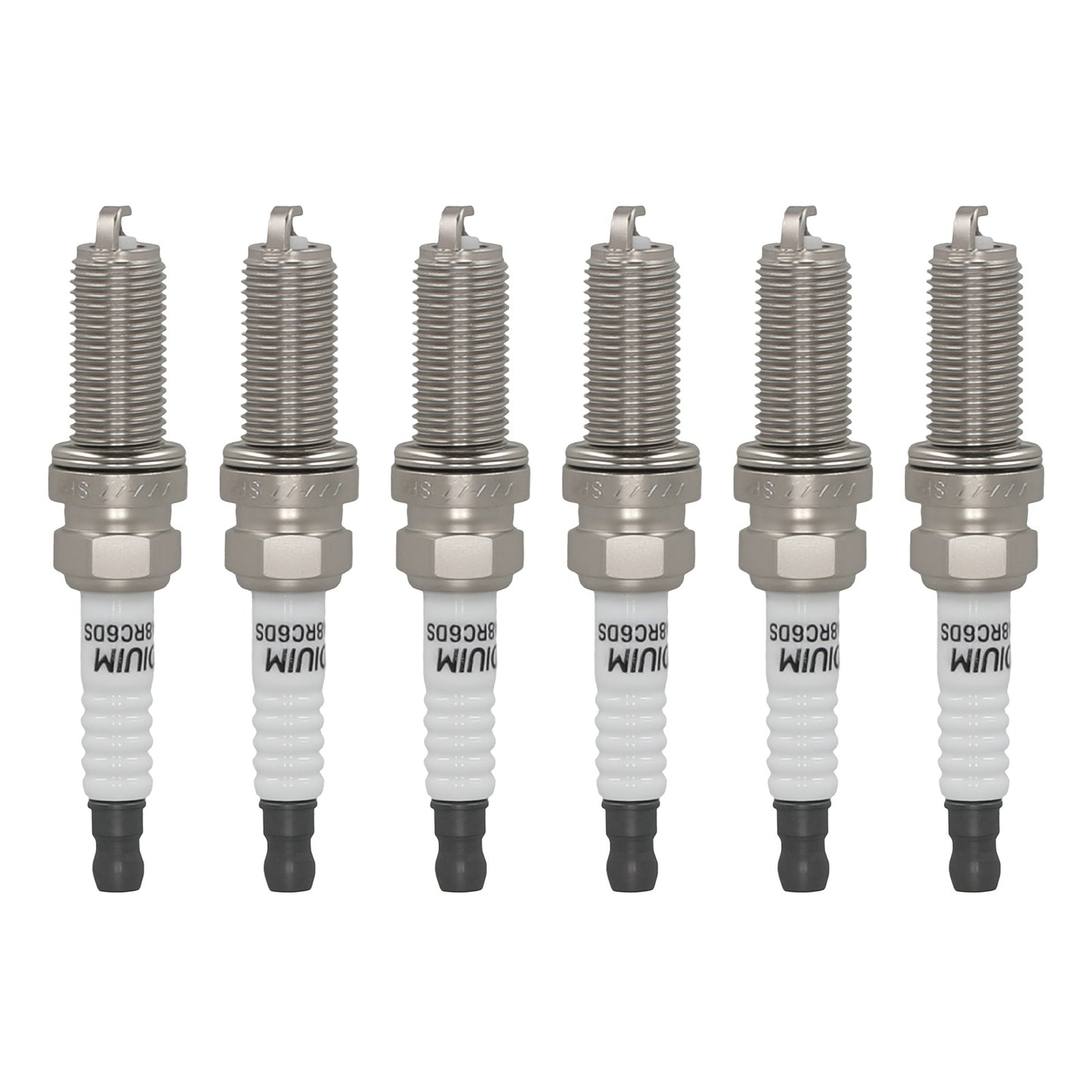 6Pack Spark Plugs compatible For Maserati Ghibli Quattroporte V6 3.0L SILKAR8C6DS