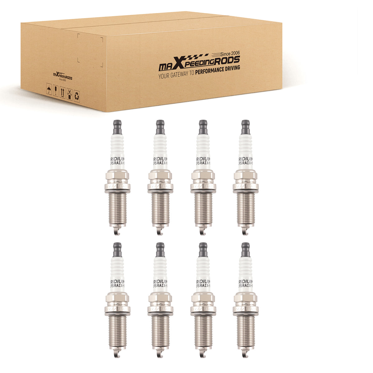 8pc Iridium Spark Plugs compatible For Chrysler 300 5.7L 2009-2020  4469 LFR5AIX-11