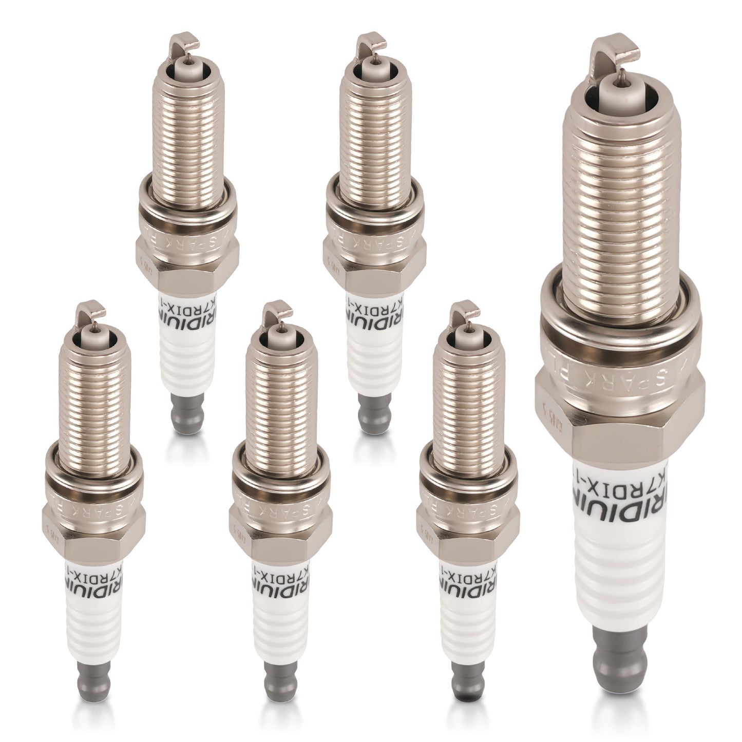 6× Iridium Spark Plugs compatible for Acura Chrysler Dodge Honda Hyundai 2008-2020 V6 93175