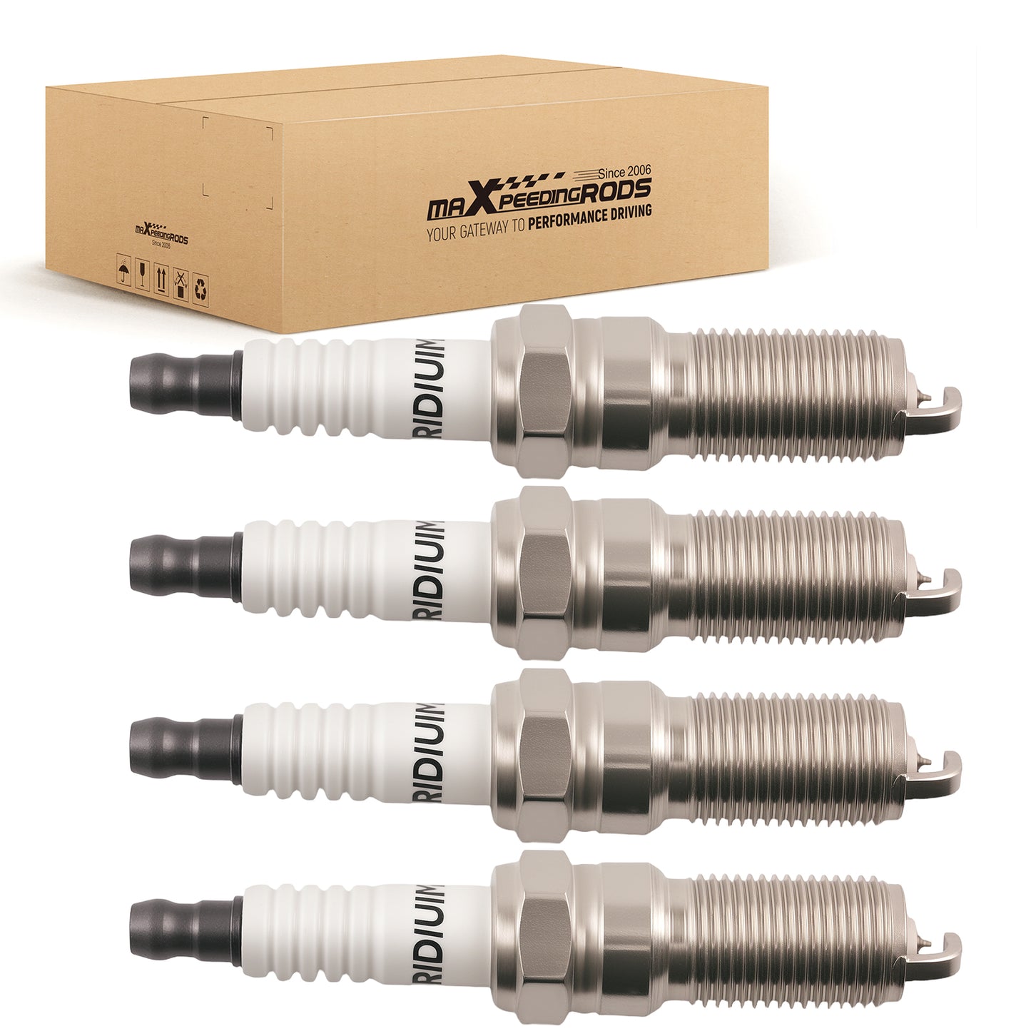 4pcs Iridium Spark Plugs compatible for Ford Fusion/Escape 2.5L XP5363 96301 LTR6IX-11