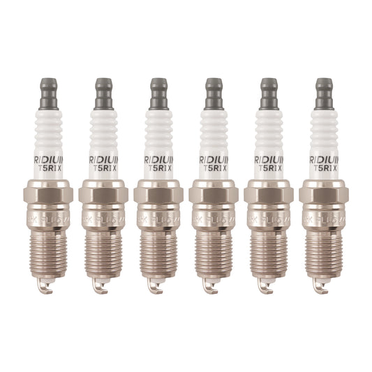 Iridium Spark Plugs compatible for Buick Riviera V6 3.8L 1986-1987 TR5IX Set of 6