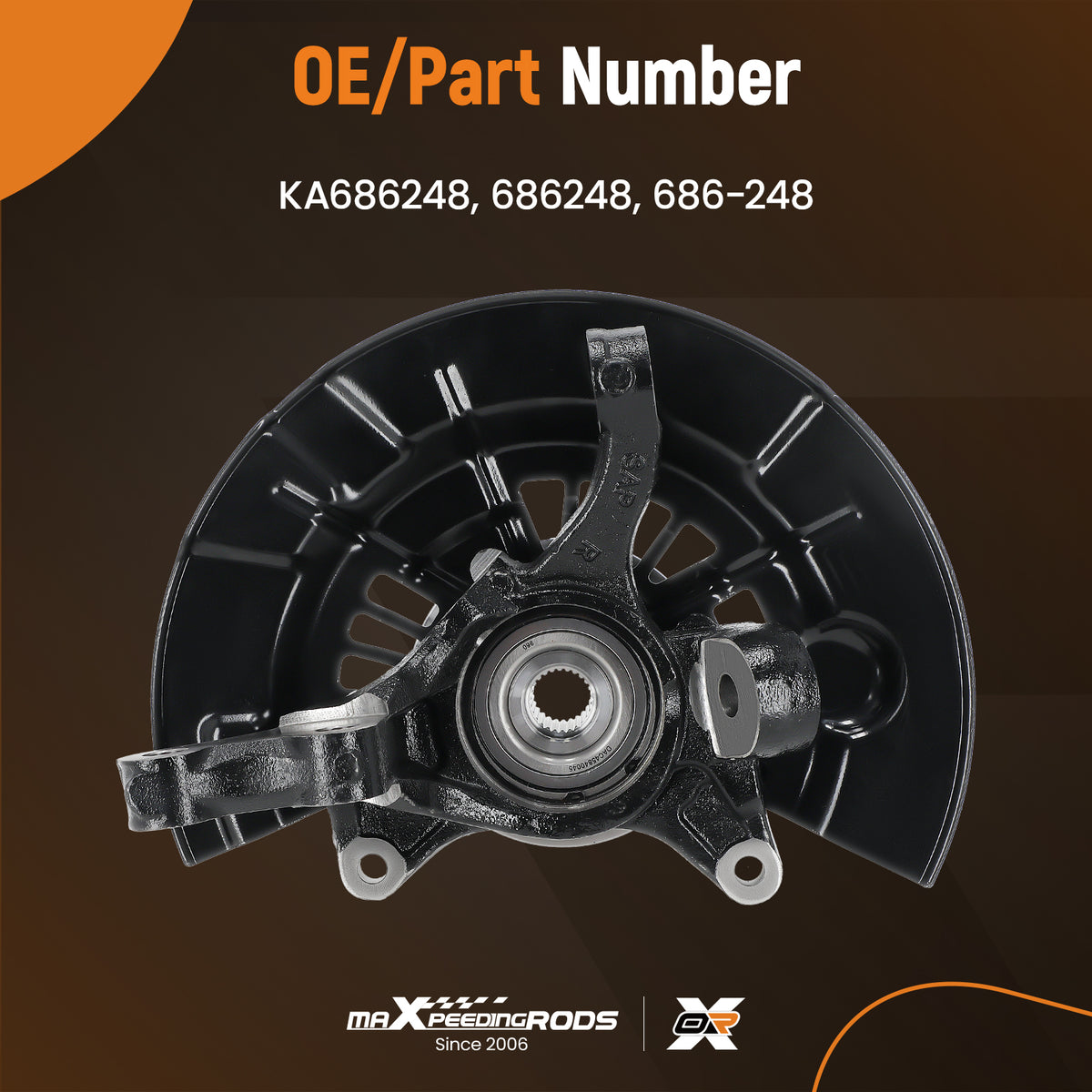 Front RH Steering Knuckle Wheel Hub Bearing Assembly compatible For Toyota Camry 2015-2017