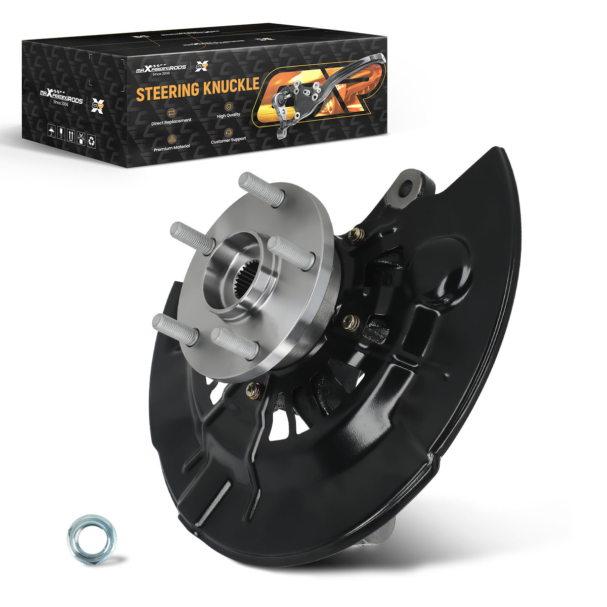 Front Steering KnuckleWheel Hub Bearing Assembly compatible For Toyota Camry KA686258