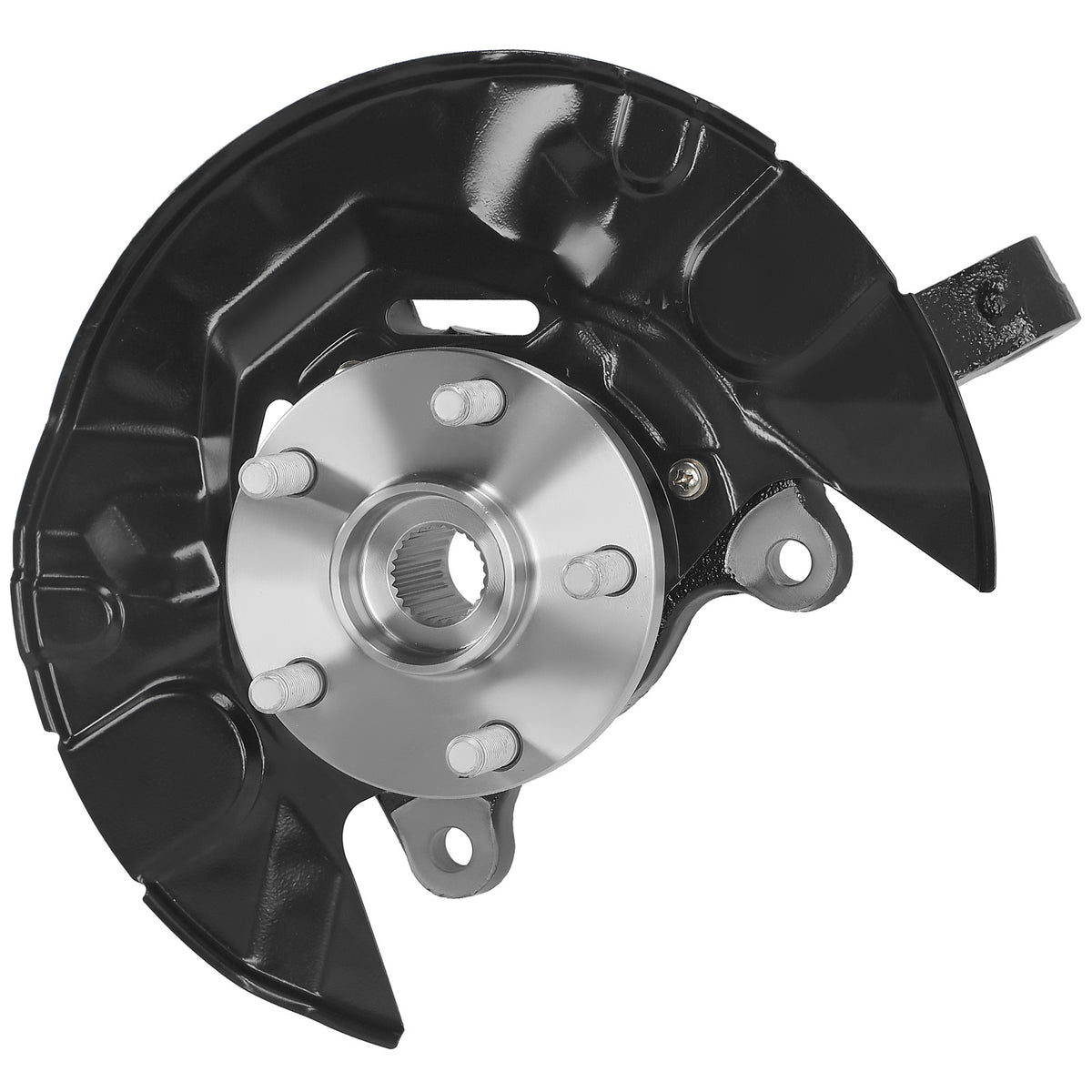 Front RH Steering Knuckle Wheel Hub Bearing compatible For Toyota Matrix 4-Wheel ABS 07-08