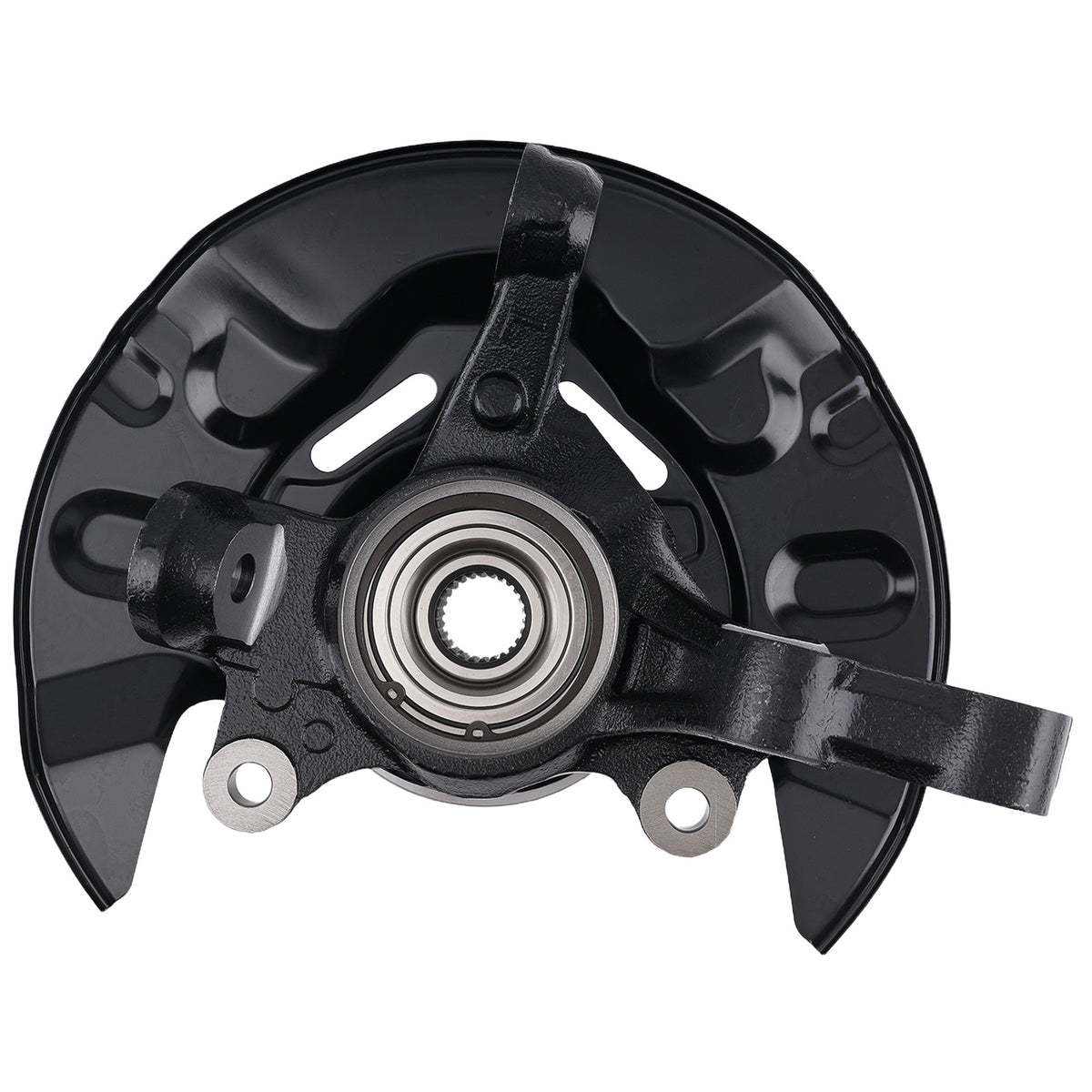 Front Left Steering Knuckle w/ Wheel Hub Bearing compatible For Toyota Matrix 2003 - 2008