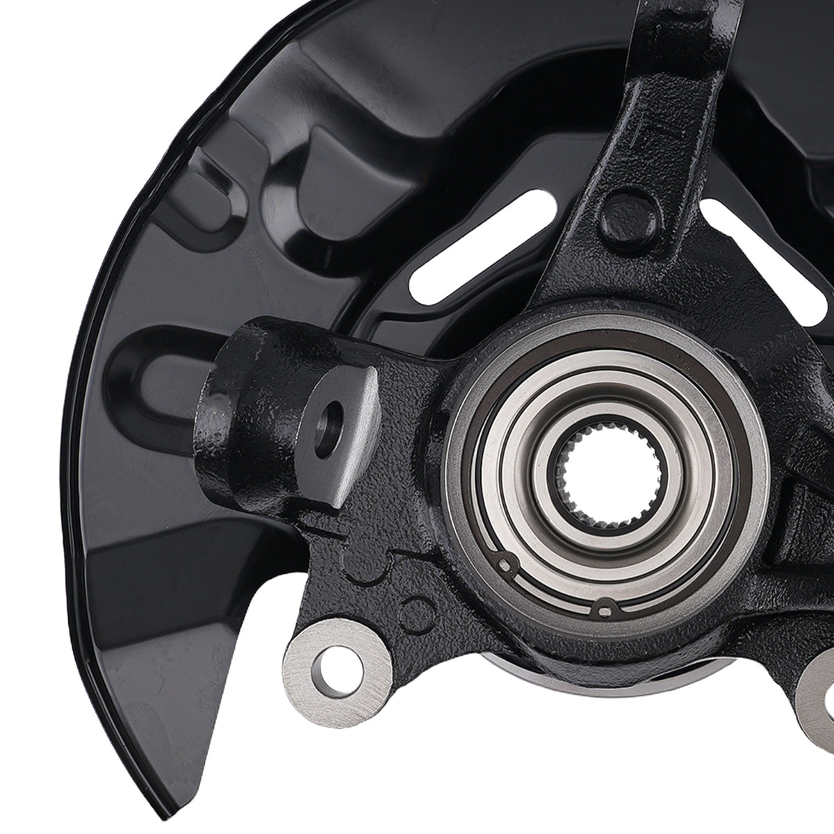 Front Left Steering Knuckle w/ Wheel Hub Bearing compatible For Toyota Matrix 2003 - 2008