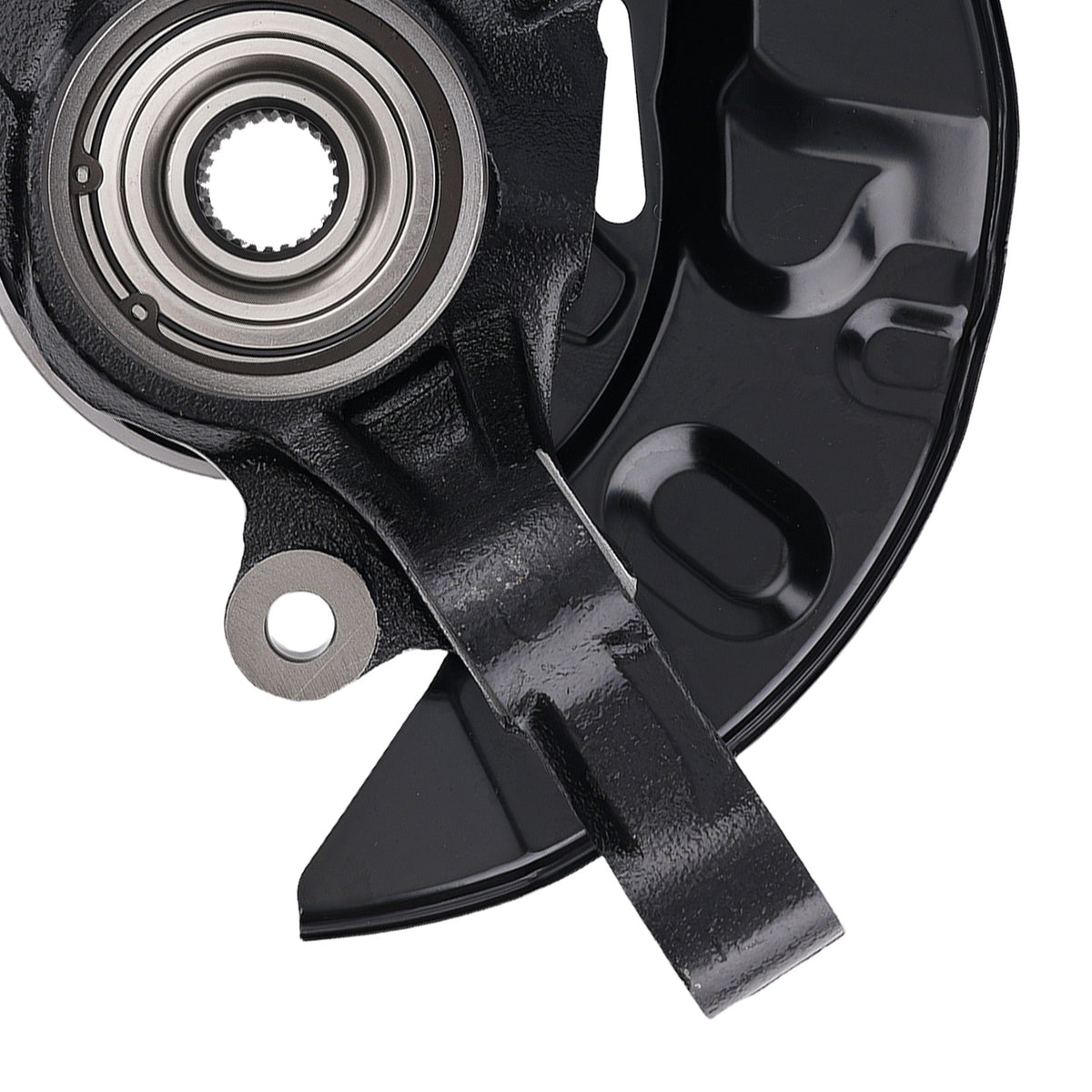Front Left Steering Knuckle w/ Wheel Hub Bearing compatible For Toyota Matrix 2003 - 2008