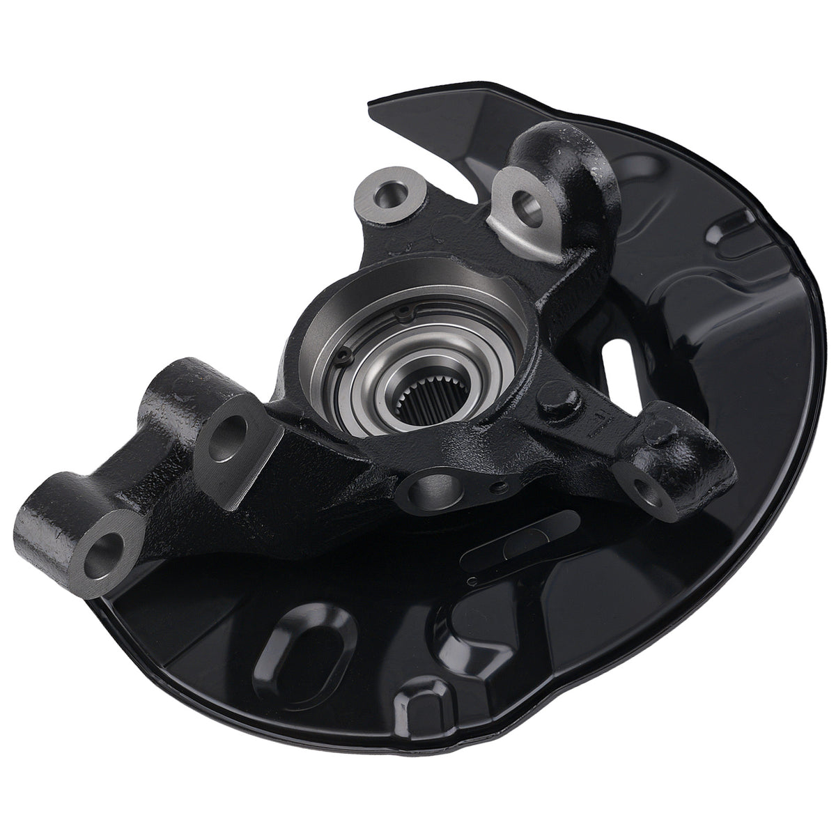Front Left Steering Knuckle w/ Wheel Hub Bearing compatible For Toyota Matrix 2003 - 2008