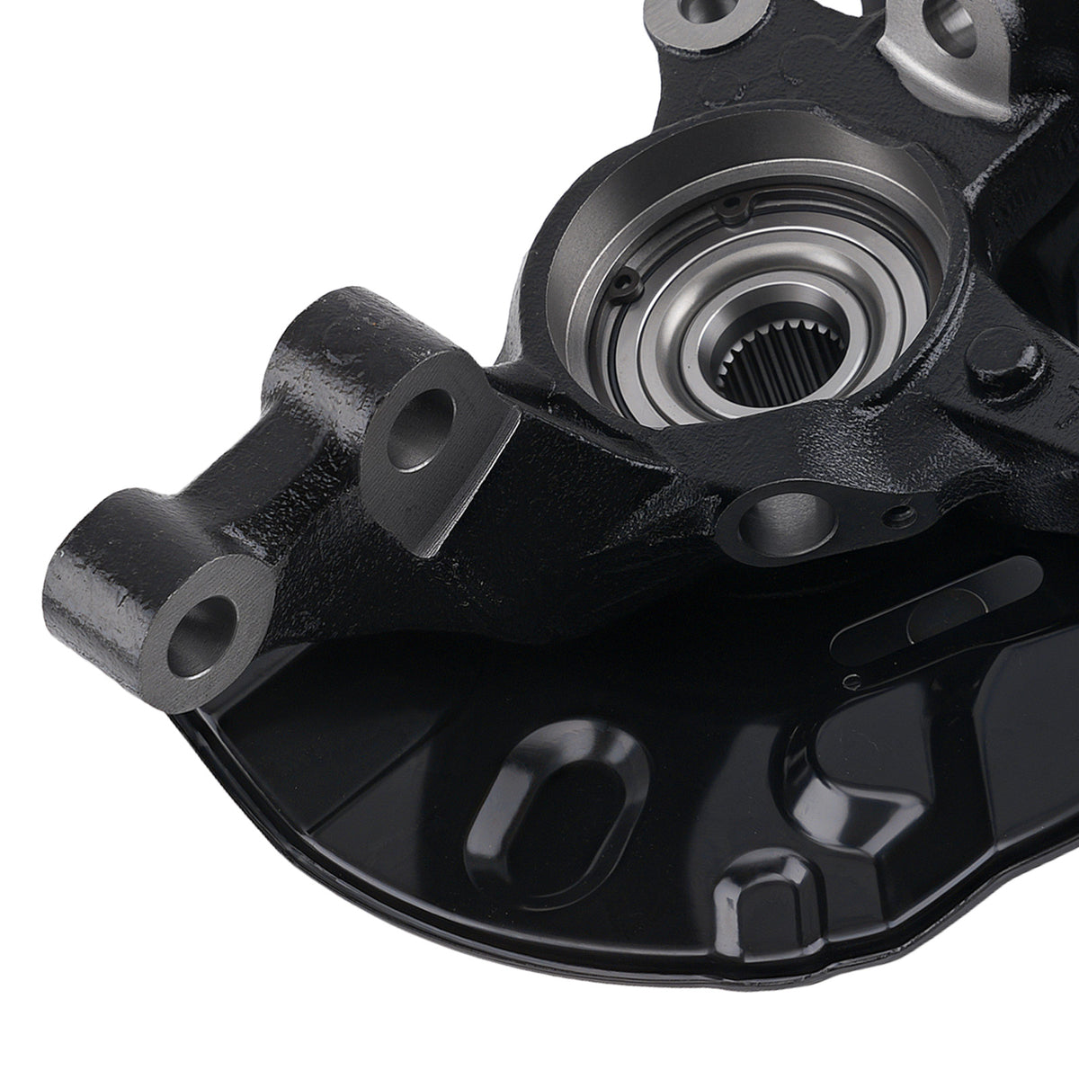 Front Left Steering Knuckle w/ Wheel Hub Bearing compatible For Toyota Matrix 2003 - 2008