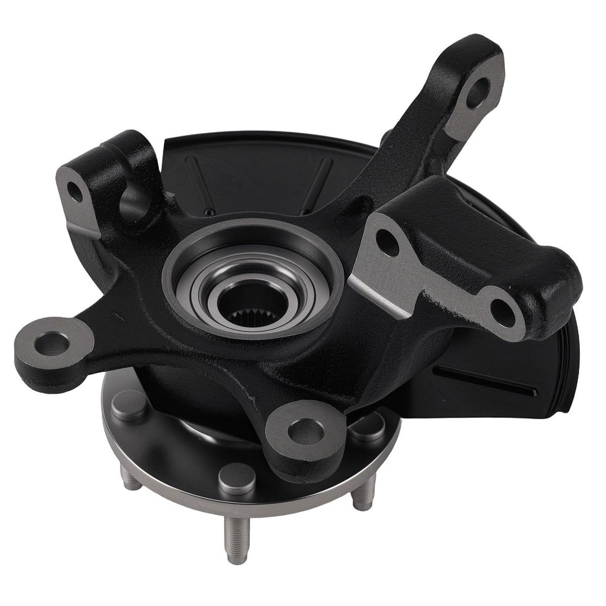 Front LH Steering KnuckleWheel Hub Bearing Assembly compatible For Ford Escape compatible For Mercury