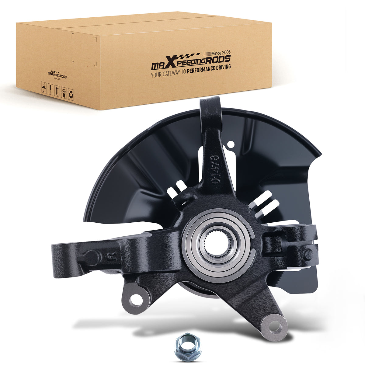 Right Front Wheel Hub Bearing Assembly compatible For Mazda CX-9 CX-7 2007-2015 L20633060A