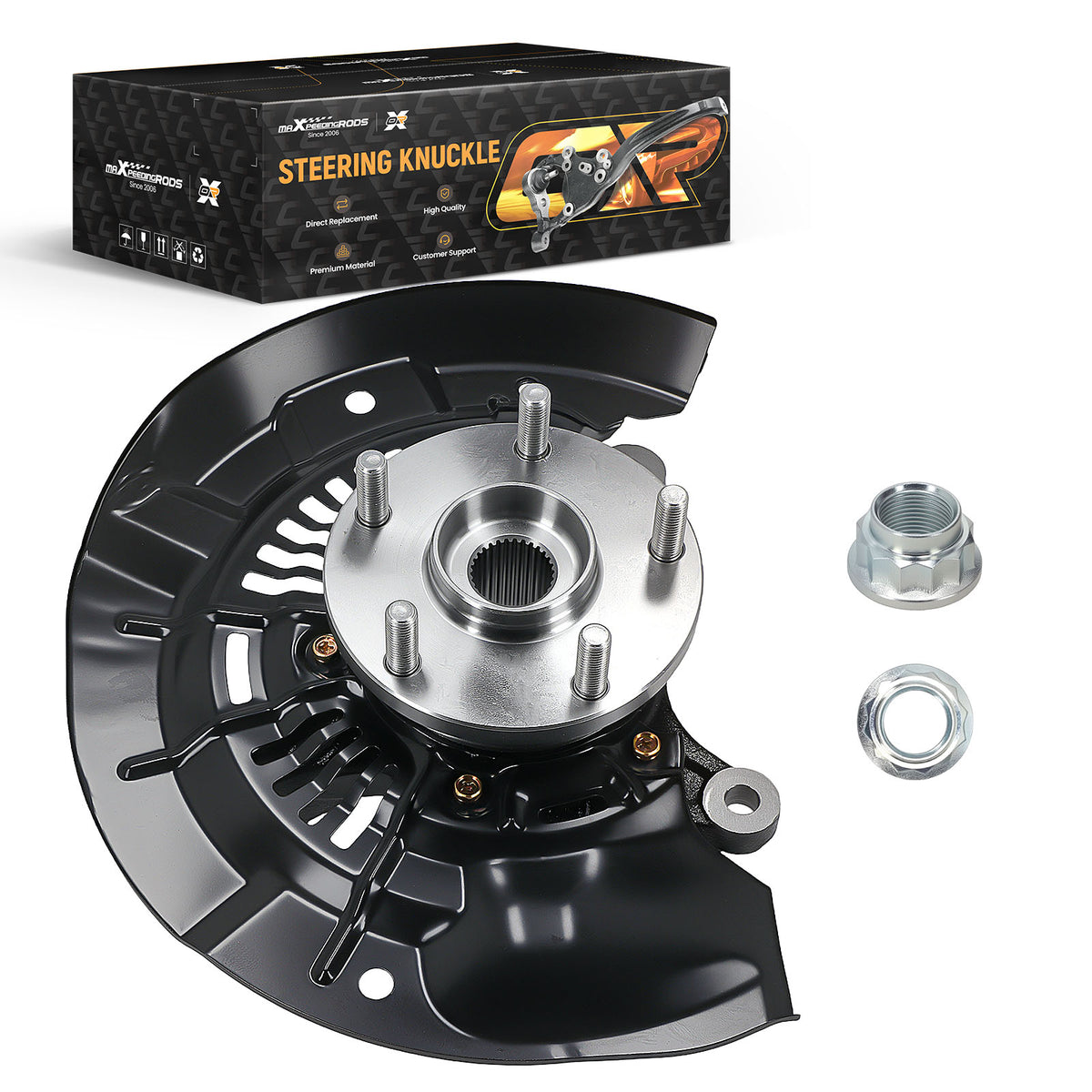 Front Knuckle Hub Bearing compatible For TOYOTA SIENNA 2011-2017 compatible For FWD Right KA698430