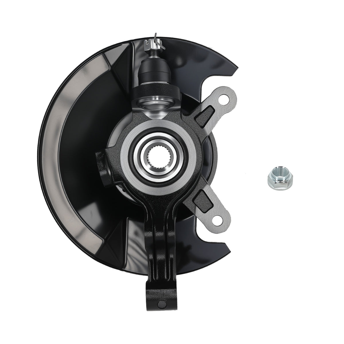 Driver Side Steering Knuckle Hub Set compatible For Honda Civic 01-02 51215S5AJ10