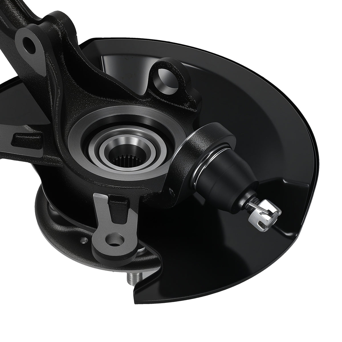 Driver Side Steering Knuckle Hub Set compatible For Honda Civic 01-02 51215S5AJ10