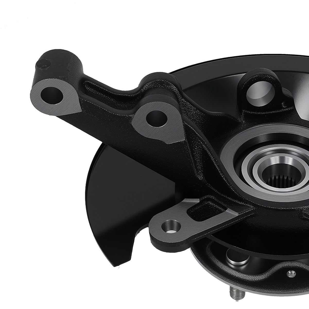 Driver Side Steering Knuckle Hub Set compatible For Honda Civic 01-02 51215S5AJ10