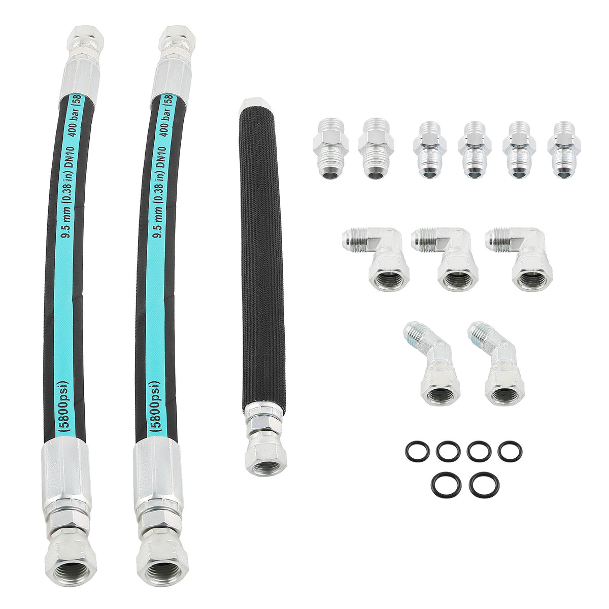 High Pressure Oil Pump HPOP Lines Hoses Kit compatible For Ford E-350 F-250 99-03 9903HP3