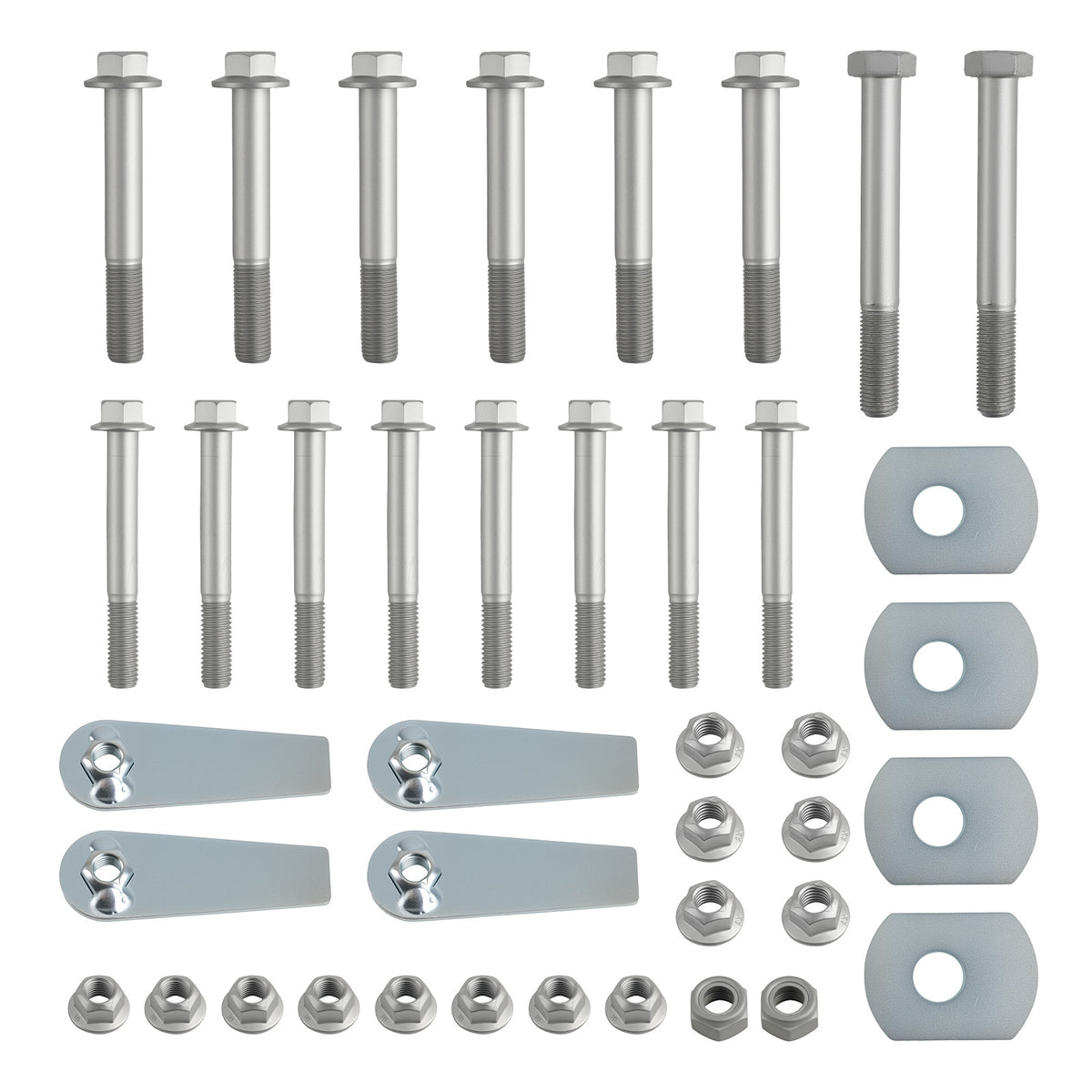 Control Arm Bolts w/ Cam Bolt FillerFlag Nuts compatible For Jeep Wrangler TJ 1997-06