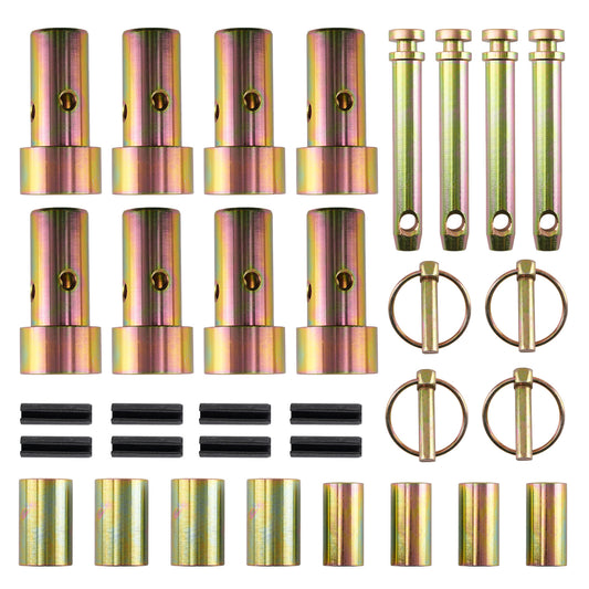 3-Point Category 1 Quick Hitch Coupler For Massey Ferguson Fendt compatible For Kubota Farm