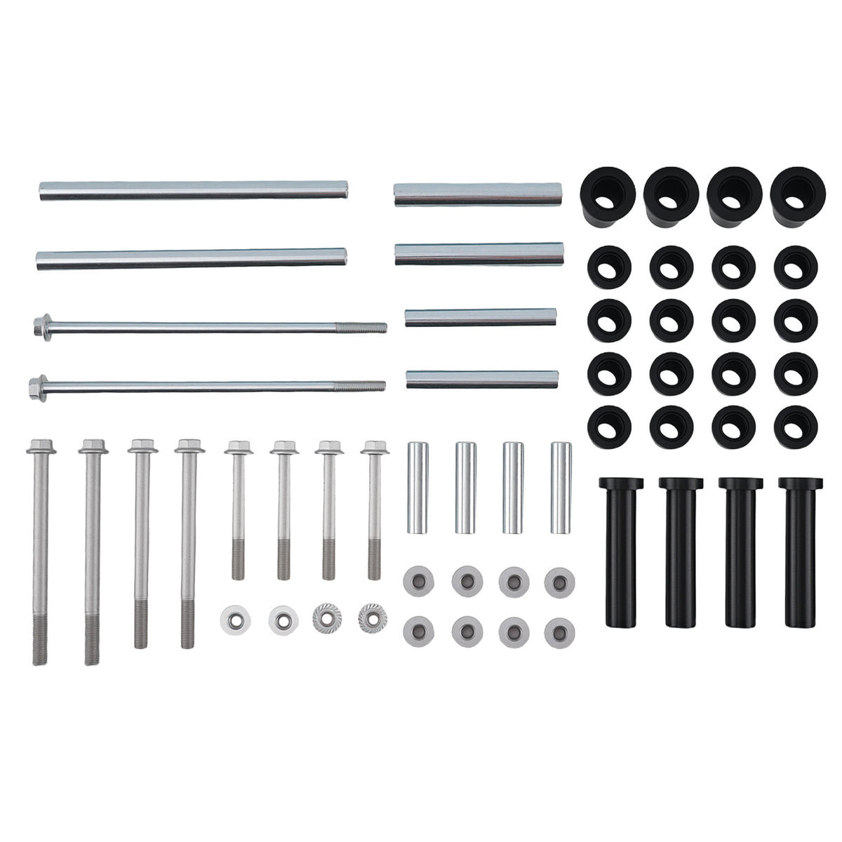 Rear A-Arm Bushing Rebuild Kit (2 Side) Compatible For Polaris Sportsman 1000 850 550 10-19