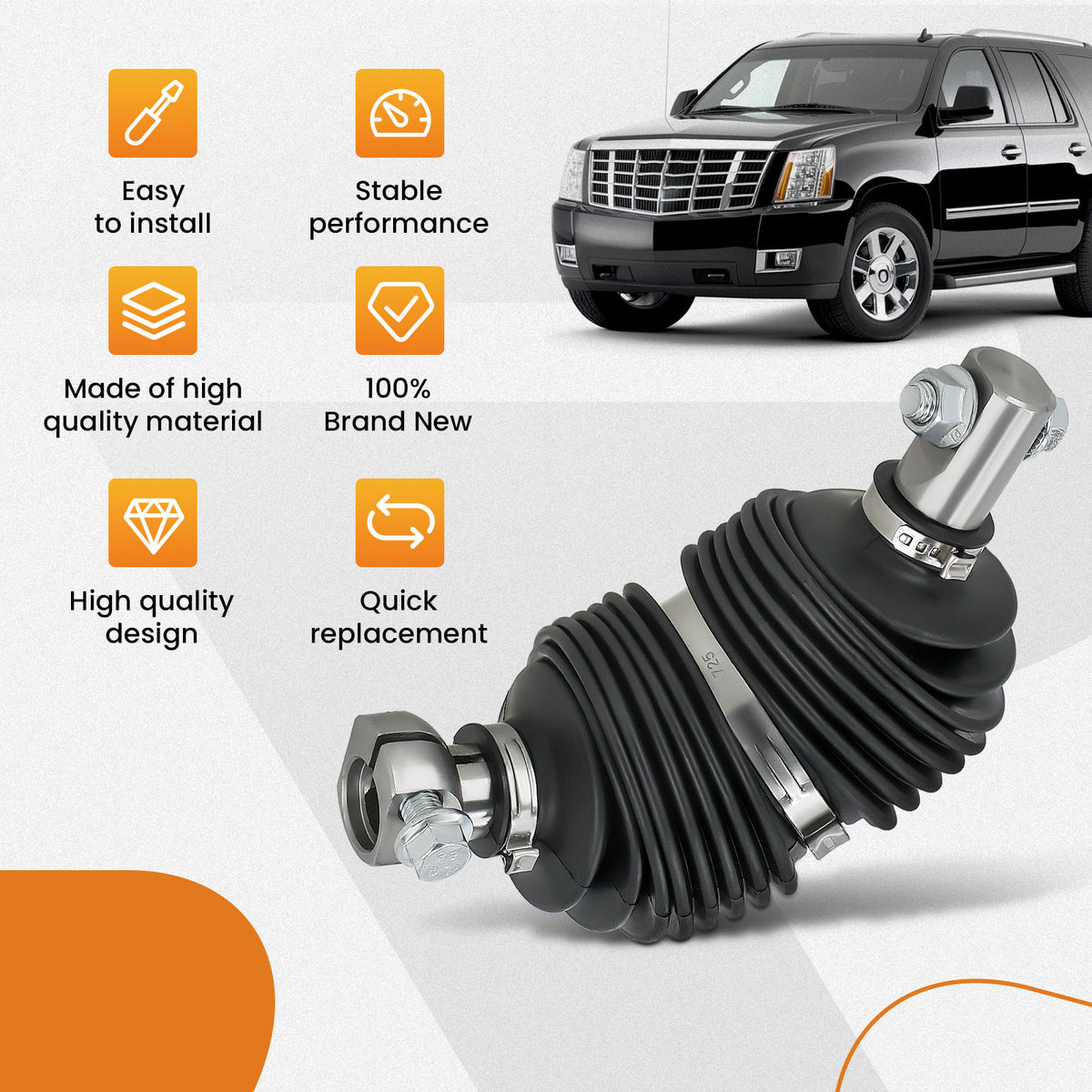 Steering Shaft compatible For Chevy Silverado 1500 compatible For Tahoe GMC Sierra 1500 compatible For Yukon Cadillac