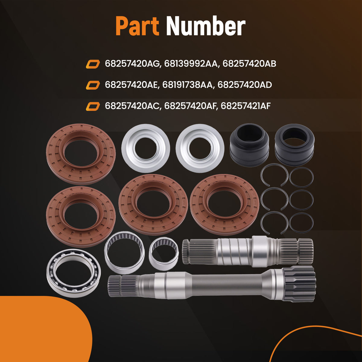 Steering Intermediate Shaft compatible For RAM 1500 3.0L 3.6L V6 4X4 2013-2018 68257420AB