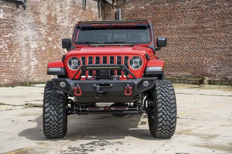 Rough Country 50" LED Light Bar Roof Mounted Kit Wrangler JL  | JT
