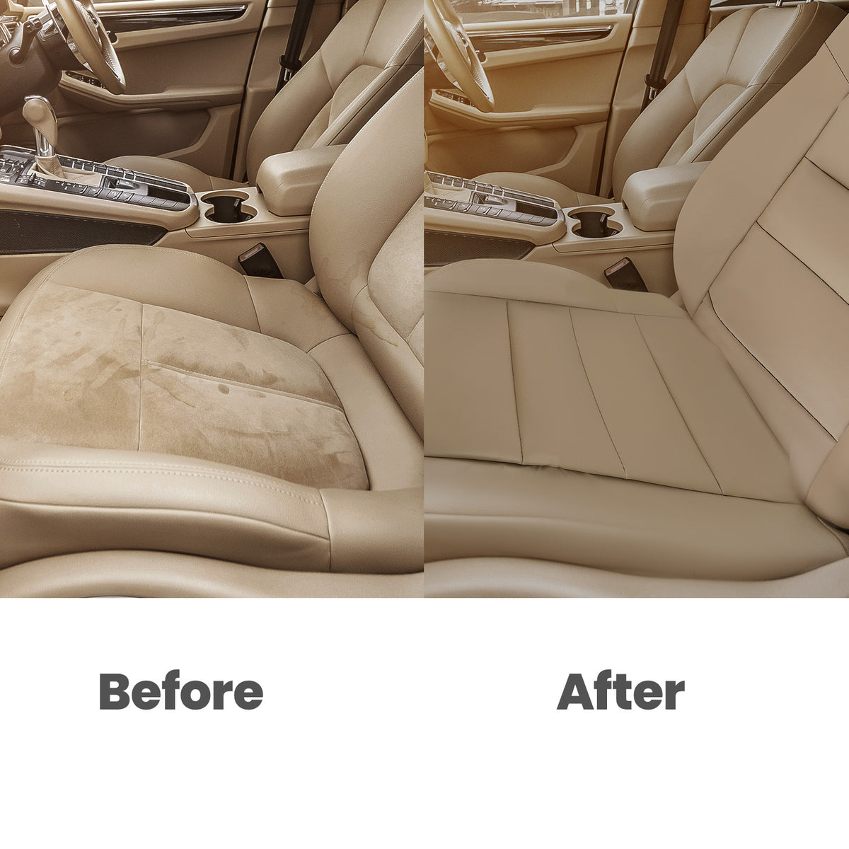 DriverPassenger compatible For Seat Cover Tan compatible For Ford F250 F350 compatible For Super Duty Lariat 2002-2007