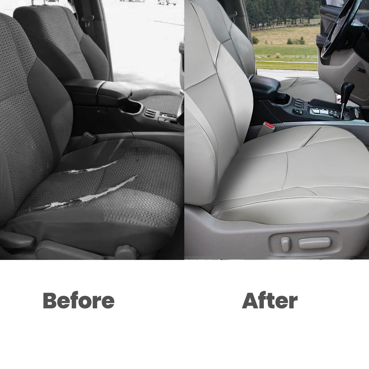 Front Leather compatible For Seat Cover compatible For Toyota 4Runner Limited 2003 2004 2005 2006-2009