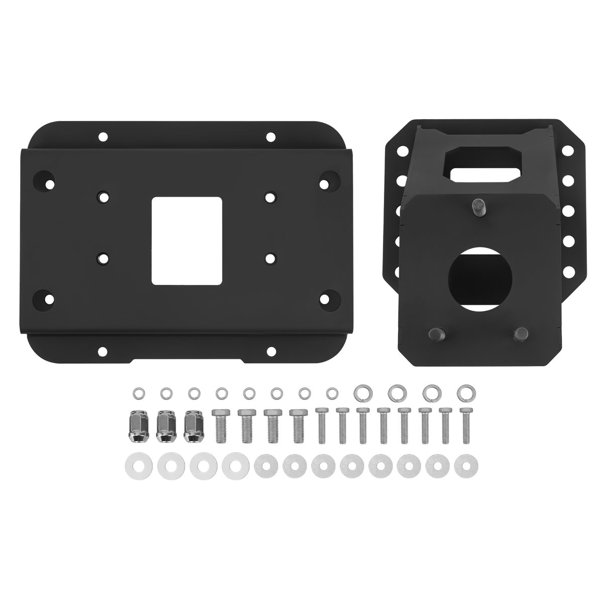 Spare Tire Carrier Steel compatible For Jeep Wrangler JK JKU Unlimited Adjustable 2007-2018
