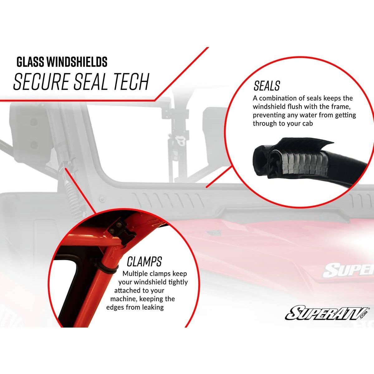 SuperATV - 2019+ Honda Talon 1000 Glass Windshield
