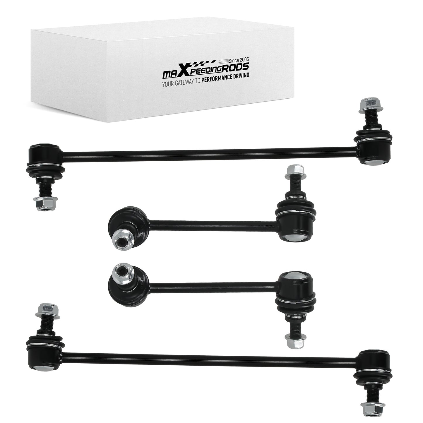 4x FrontRear Stabilizer Sway Bar Links for 2003-2008 compatible for Honda Pilot compatible for Acura MDX