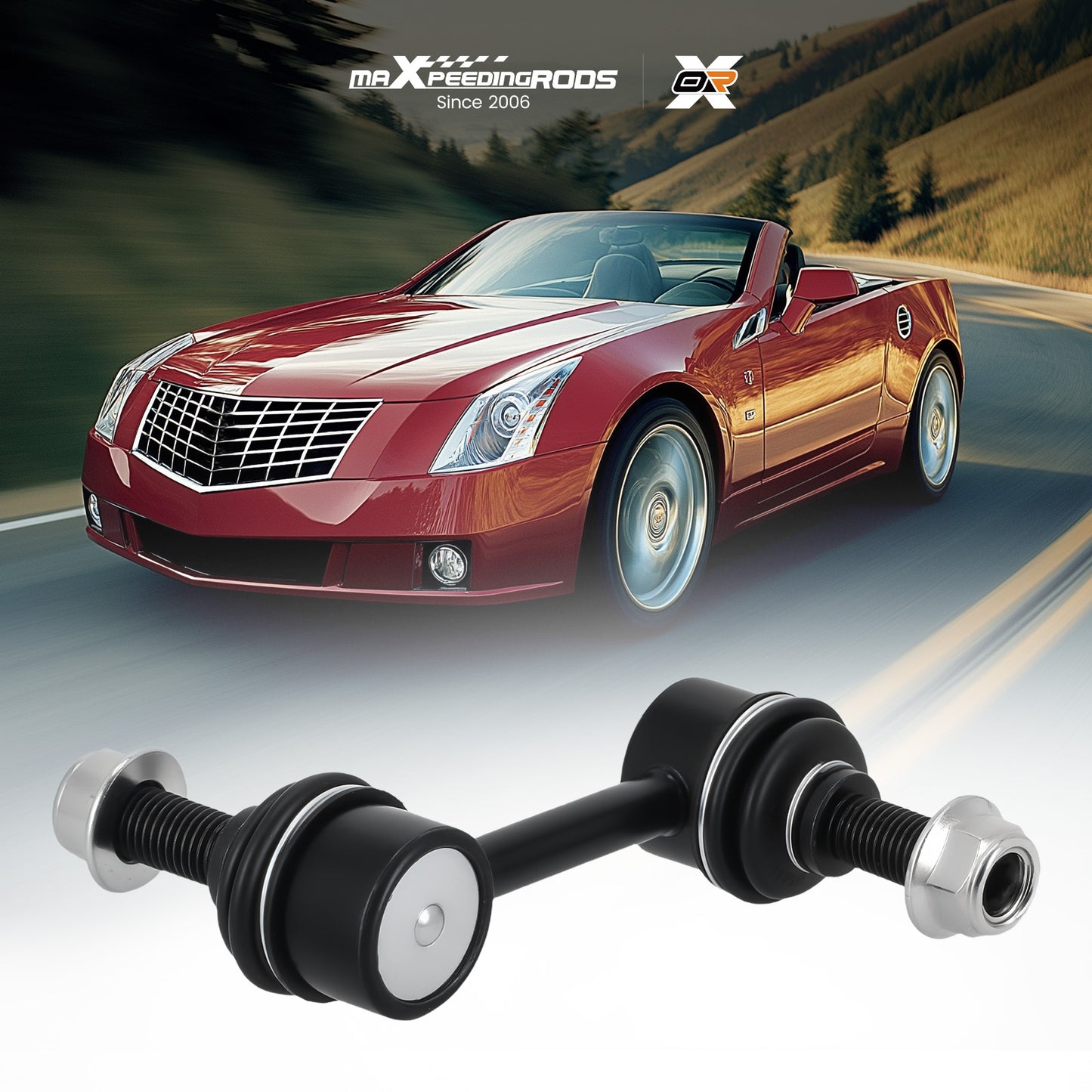 Front / Rear Sway Bar Link for 1997 1998 1999 2000 2001 2002-2017 compatible for Chevy Corvette