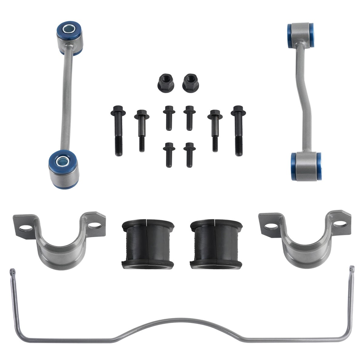 Rear Sway Bar Kit compatible For Jeep Grand Cherokee WJ 1999-2004 w/ LinksPoly Bushings