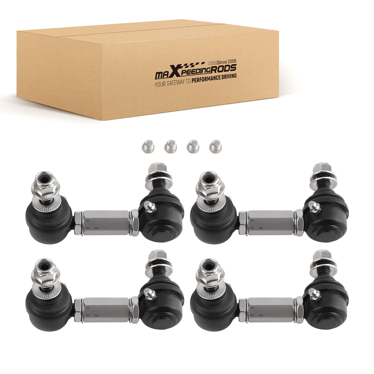 Adjustable FrontRear Sway Bar Links Kit For 2006 2007 2008-2011 compatible For Honda Civic